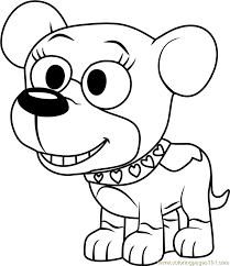 Print and color unicorns pdf coloring books from primarygames. Pound Puppies Cupcake Coloring Page For Kids Free Pound Puppies Printable Coloring Pages Online For Kids Coloringpages101 Com Coloring Pages For Kids