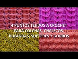 Manta colorida tejida a crochet o ganchillo con sobrantes de lana. Punto Coronita Tejido A Crochet Paso A Paso Facil De Tejer Para Cobijas Y Bufandas Youtube Tejidos A Crochet Puntadas De Ganchillo Tutorial Para Cojines