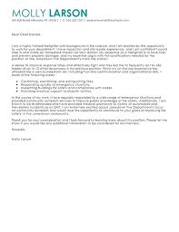 Sample Cover Letter For A Firefighter Sampleresume Resumetips Cover Letter Example Letter Example Cover Letter