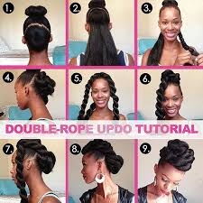 Vous pourrez donc profiter des extensions capillaires pour faire une tresse ou une queue de cheval. Tuto 7 Chignons De Fetes A Realiser Sur Cheveux Afro Lisses