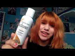 Adore ginger hair dye is a cool ginger orange shade additional information: Adore Ginger Dye Mixed With Conditioner Youtube