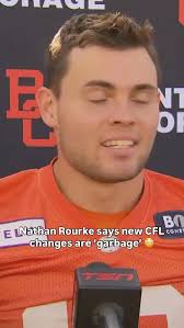 Nathan Rourke didn’t hold back when asked about the new changes announced  by the CFL 😳