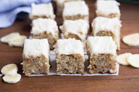Banana Bread Bars With Browned Butter Glaze Recipe Banana Dessert Recipes Banana Bread Bars Delicious Banana Bread Recipe