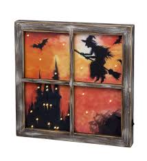 Lighted Halloween Witch Window Wall Art Halloween Decorations Halloween Decorations Halloween Window Halloween Witch