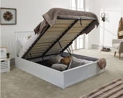 Como White Wooden Ottoman Bed Frame Bedworld And that means you don't have to be super strong to get some super storage. como white wooden ottoman bed frame