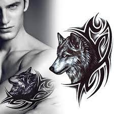 50 Breathtaking Wolf Tattoo Designs Tats N Rings Tribal Wolf Tattoo Wolf Tattoo Designs Wolf Tattoo