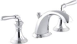 Lighting, watersense, bath linens, bath & body, bente and moxie products are excluded from this promotion; Bathroom Faucet By Kohler Bathroom Sink Faucet Devonshire Collection 2 Handle Widespread Faucet With Metal Drain Polished Chrome K 394 4 Cp Touch On Bathroom Sink Faucets Amazon Com
