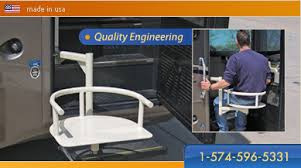 Wheel chair ramp for under $100.00. Custom Seat Lifts Assist Handicap Rv Motorcoach Truck Van