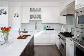15 ideas for decorating above kitchen cabinets. Cabinets Above Kitchen Sink Transitional Kitchen