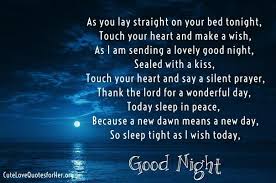 Romantic Good Night Poems For Your Girlfriend Her Good Night Love Quotes Romantic Good Night Night Love Quotes