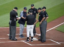These senior baseball gifts are usually given out to the senior baseball players at the last home game (i.e. Umpire Baseball Wikipedia