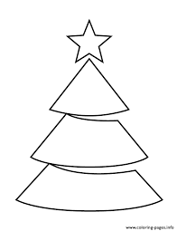 Print Christmas Tree With Star Topper Stencil Coloring Pages Christmas Tree Coloring Page Tree Coloring Page Christmas Tree Stencil