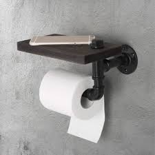 We did not find results for: Pipe Toilet Paper Holder For Bathroom Washroom With Rustic Wooden Shelf Ebay