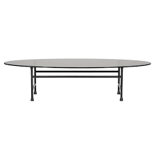 Oval coffee table its designer versatility. Basta Forte Table Oval Grey Glass Black Finnish Design Shop