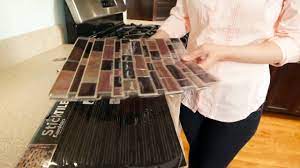 The installation process is easy enough that most diyers can take on this job, instead of having to hire a professional. How To Install Sticktile Peel Stick Backsplashes In 5 Minutes Youtube