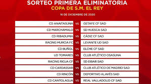 Both barca coach ronald koeman and athletic's marcelino have plenty in common entering this anticipated. Copa Del Rey Draw Results The First Round Of The 2020 21 Copa Del Rey Marca