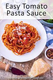 Easy Tomato Pasta Sauce Recipe Easy Tomato Pasta Sauce Easy Tomato Pasta Tomato Pasta Sauce