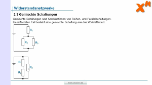 Elektrotechnik 2 3 Gemischte Schaltungen Youtube