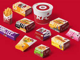 Download Image Result For Fried Chicken Box Dieline Food Packaging Design Kfc Chicken Packaging