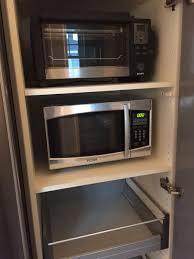 Ikea Hack For Electronics Pantry Duplex Outlets Installed In The Back Of 24 Ikea Pantry To Hold Microwave Toaster Oven And Oth Ikea Pantry Ikea Hack Pantry