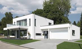 Contemporary Eco Friendly Prefabricated House Weber Haus Haus Kubus Haus