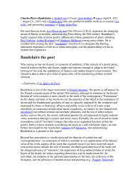 Moreover, it can be understood as flowers from evil, with evil being the origin of the flowers. Doc Charles Pierre Baudelaire 0 2 Shwelly Azmi Academia Edu