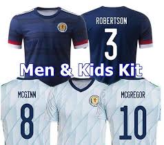 Our scotland tops and branded apparel range spans from the early 1970s up to present day. 2021 New Scotland Soccer Jerseys 2020 2021 Robertson Fraser Football Shirt Set Naismith Mcgregor Christie Forrest Mcginn Men Kids Home Away Unifo From Xiren888 14 51 Dhgate Com