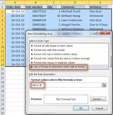 How To Change The Row Color Based On A Cell S Value In Excel Excel Tutorials Excel Shortcuts Excel Formula
