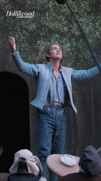 The craftspeople behind #Hamnet open up about how they recreated the iconic  Globe Theater and brought one of the film's most powerful scenes to life.