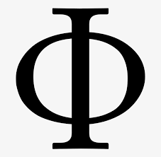 Greek Letter Uppercase Phi - Simbolo De La Filosofia - Free Transparent PNG Download - PNGkey