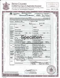 Full name of both spouses. Certified Copies And Certified Electronic Extracts Of A Marriage Registration Province Of British Columbia