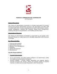 Performs other related duties as assigned; Pa And Events Coordinator Job Description January 2013 Pdf
