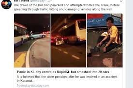 Bro yg rakam ni kejar sebab mak dia di langgar. The Rapidkl Bus Driver From Hell No He Is Not Dead Weehingthong