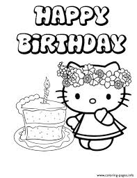 Here's a set of printable alphabet letters coloring pages for you to download and color. Hello Kitty Single Cake Birthday Coloring Pages Printable