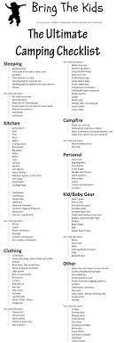 The Ultimate Family Camping Checklist Pdf 1 1 Car Camping Checklist Camping Checklist Family Camping Packing