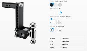 We did not find results for: B W Hitches Ts10043b Tow Stow Trailer Hitch Dual Ball Mount 9 Drop 9 1 2 Rise Sudlabo Fr