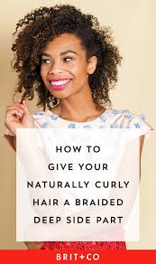 A nontraditional braid might be exactly what you're looking for. The Easy Side Braid Curly Haired Girls Need In Their Life Brit Co