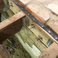 Position the new joist tightly against the damaged joist. Repairing Rotten Joist Ends Kezzabeth Diy Renovation Blog