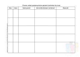 Check spelling or type a new query. Proces Verbal Predare Primire Pacienti Schimb De Tura