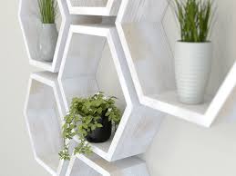 Rustic Hexagon Shelves Honeycomb Shelves Hexagon Shelf These simple geometric triangle shelves make a perfect beginner woodworking project and are super easy to knock out in an afternoon.