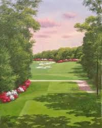 4th Hole Bethpage Black Vertical By Diane Romanello Black Canvas Art Black Wall Art Global Gallery