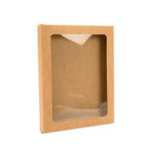 Sometimes a bag just doesn't cut it. Kraft Gift Boxes With Window 12 5x1 3x16 8cm 25 Pieces Wkrg5 Packlinq