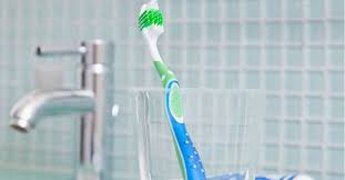 leaving your toothbrush by the sink