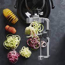 Can i spiralize zucchini with kitchenaid. Kitchenaid Mixer Attachment Spiralizer Plus Williams Sonoma