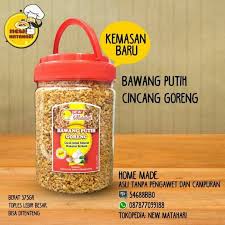 Kecap manis atau kecap asin sesuai selera. Bawang Putih Cincang Goreng Promo Shopee Indonesia