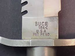 buck knife dating system