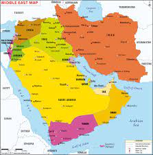 Abc shares map of middle east but fails to label israel abc news australia ran a story on thursday night with a map of the middle east the map included all surrounding countries but failed to label israel abc news australia have been called out for running a story with a map of the middle east. Middle East Map Map Of The Middle East Countries