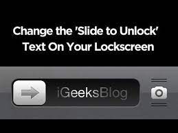 Posted by gautam prabhu on dec 27, . How To Change Slide To Unlock Text On Lockscreen Of Iphone And Ipad Iphone Life Hacks Iphone Lockscreen