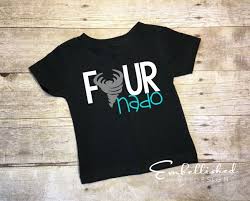 Creative Birthday T Shirt Design Ideas Four Year Old Birthday Shirt Fournado Shirt 4th Birthday Etsy Birthday Shirts 2nd Birthday Boys 2nd Birthday Shirt