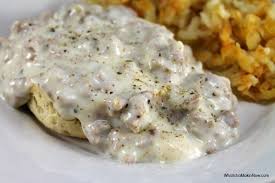 Biscuits And Gravy Without Sausage The Best Biscuits And Gravy Ever Best Biscuits And Gravy Biscuits And Gravy Food